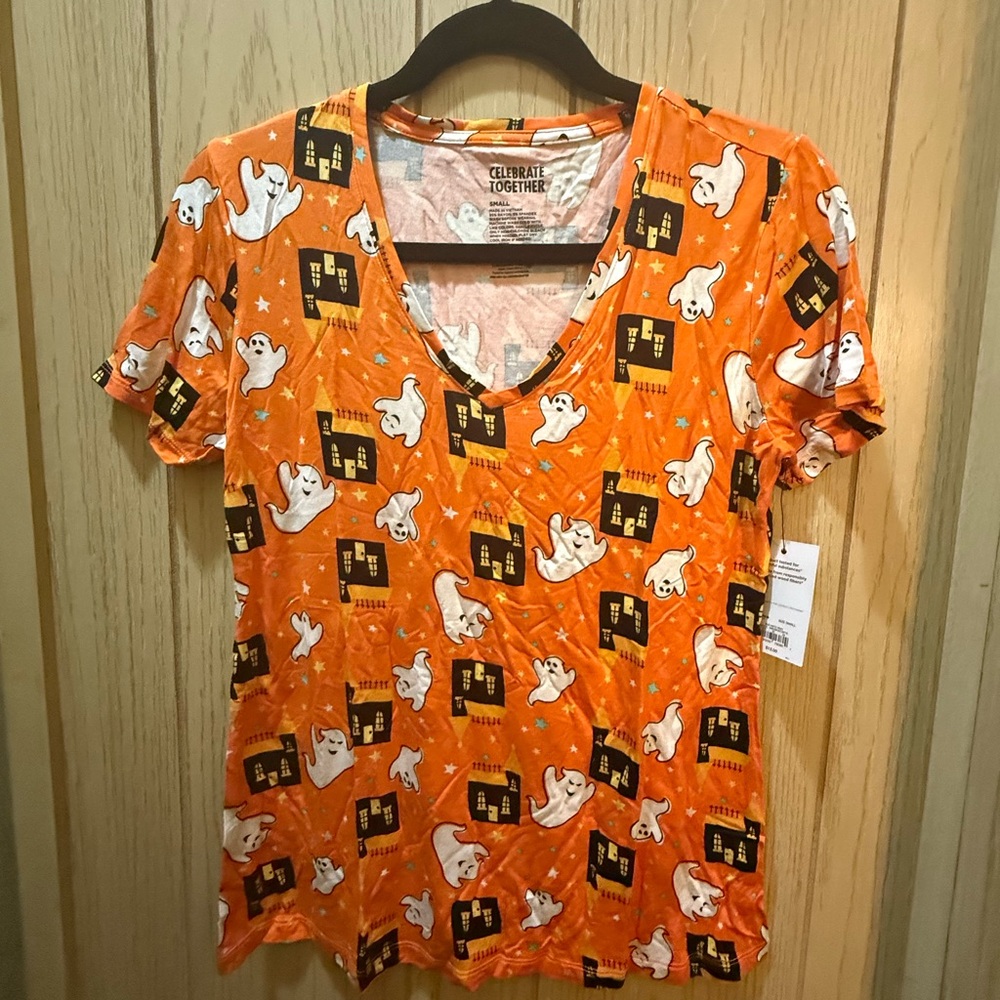 5/$20 - Kohl's Orange Halloween Ghost Tee